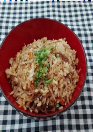 牛肉とごぼうのしらたき 炊き込み玄米ご飯-レシピのメイン写真