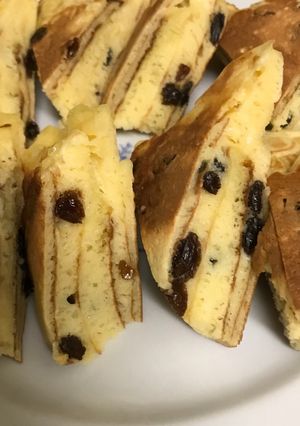 フライパンで焼くレーズンパン-レシピのメイン写真