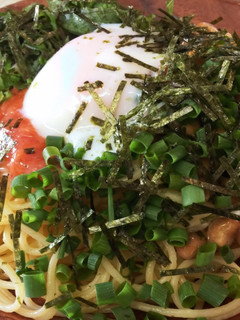 納豆たらこパスタ-レシピのメイン写真
