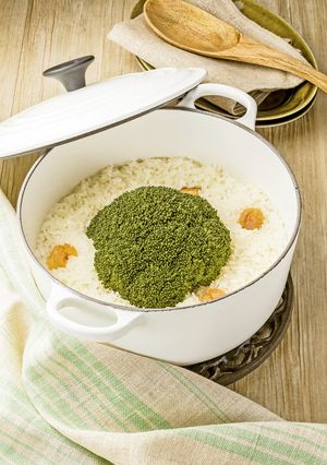 丸ごとブロッコリーの炊きおこわ-レシピのメイン写真
