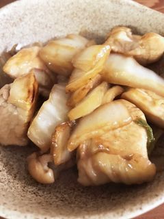 鶏胸肉と白菜のポン酢炒め-レシピのメイン写真