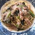 簡単!濃厚チーズのクリームパスタ