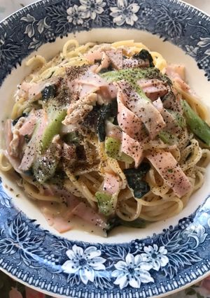 簡単!濃厚チーズのクリームパスタ-レシピのメイン写真