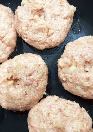 かさまし♡はんぺん入りハンバーグ-レシピのメイン写真