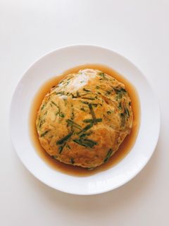 ニラ玉風あんかけお好み焼-レシピのメイン写真