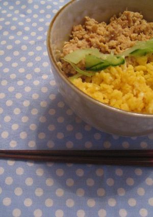 豆腐そぼろで☆三色丼-レシピのメイン写真