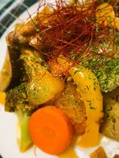 アフリカごはん【鶏肉と野菜のレモン風味】-レシピのメイン写真