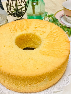 ふわふわ♡プレーンシフォンケーキ-レシピのメイン写真