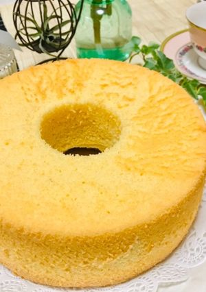 ふわふわ♡プレーンシフォンケーキ-レシピのメイン写真