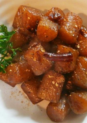 ねじり糸蒟蒻の一口ステーキ-レシピのメイン写真