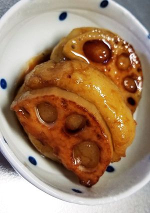 じゃがいも餅の蓮根はさみ焼き-レシピのメイン写真