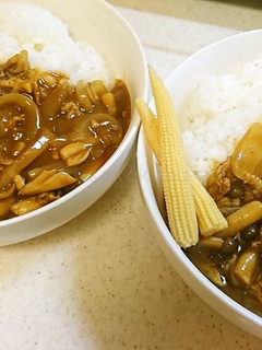 きのこカレー!市販ルーを頼って。-レシピのメイン写真