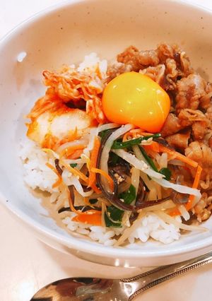 わたしのビビンバ丼　@おひたしリメイク-レシピのメイン写真
