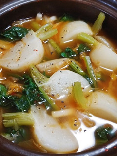 かぶキムチうどん(簡単)-レシピのメイン写真