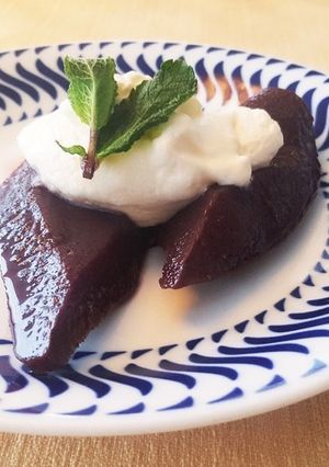 洋梨のコンポート-レシピのメイン写真