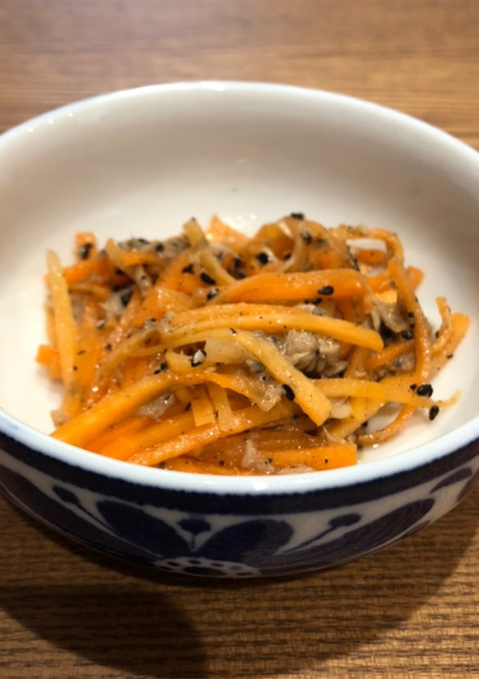 人参とツナの胡麻和え-レシピのメイン写真