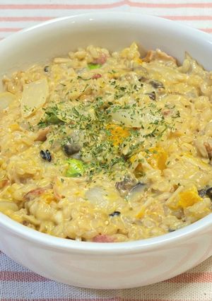 押し麦チーズリゾット-レシピのメイン写真