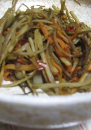 ゴマ油の香りきんぴらごぼう-レシピのメイン写真