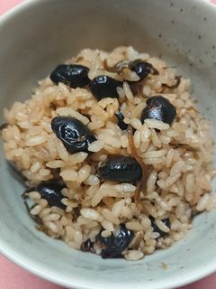 煎り黒豆のご飯-レシピのメイン写真
