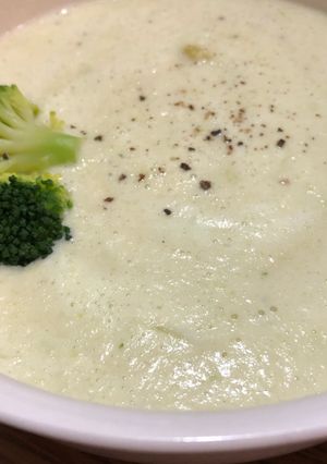 ブロッコリーの茎でポタージュ-レシピのメイン写真