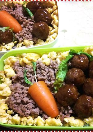高校生男子弁当 可愛め-レシピのメイン写真