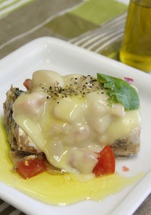 サバ缶のトマトチーズのせ-レシピのメイン写真