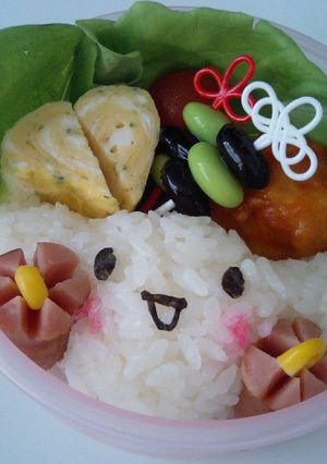 ものすっごく簡単なシナモンキャラ弁♪-レシピのメイン写真