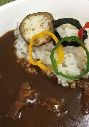 オリンピックカレーで応援★五輪トッピング-レシピのメイン写真