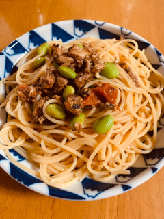いわし水煮缶で和風パスタ-レシピのメイン写真