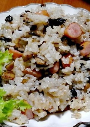 きのことチーズの洋風チャーハン♪-レシピのメイン写真