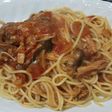 おでんリメイク トマトソース パスタ