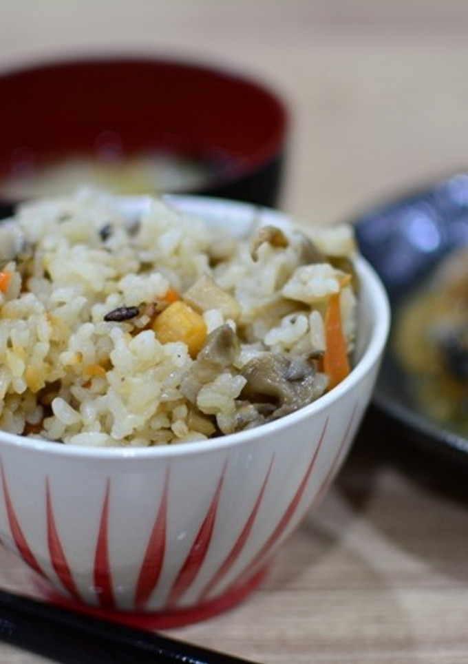 簡単！ホタテときのこの炊き込みご飯♬-レシピのメイン写真