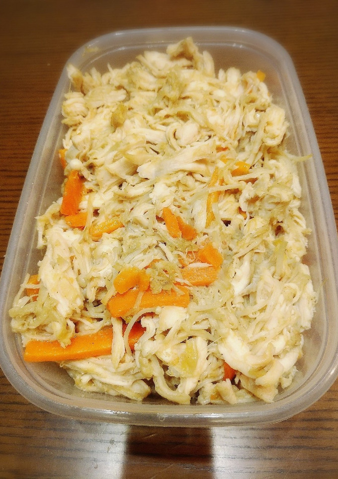 作り置き　簡単！むね肉のごまマヨ和え-レシピのメイン写真