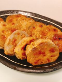 思ったより簡単!!れんこんはさみ焼き-レシピのメイン写真