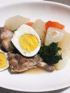 鶏手羽元と野菜の煮物-レシピのメイン写真