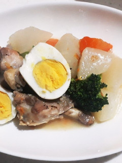 鶏手羽元と野菜の煮物-レシピのメイン写真