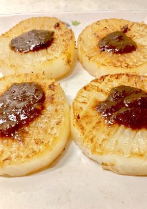 大根に砂糖味噌あんかけ-レシピのメイン写真