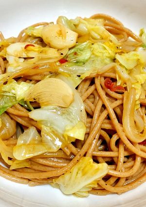 心身魂が喜ぶ♡ニンニク醤油ベジパスタ♬-レシピのメイン写真