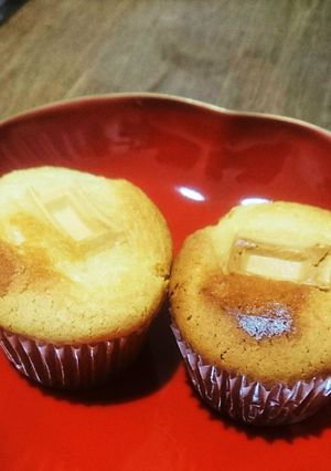 卵白で☆もっちりホワイトチョコマフィン-レシピのメイン写真