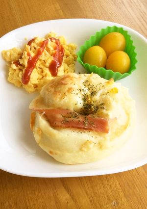 朝食 ベーコンパン-レシピのメイン写真