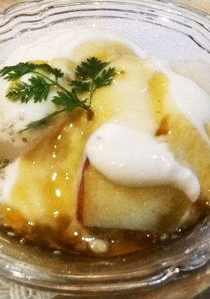 フルーツヨーグルト　ハーブコーディアル-レシピのメイン写真