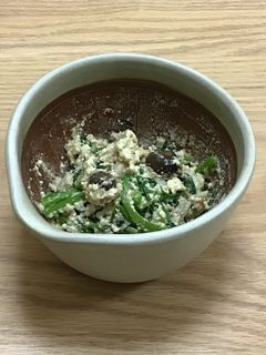 春菊としめじの白和え-レシピのメイン写真