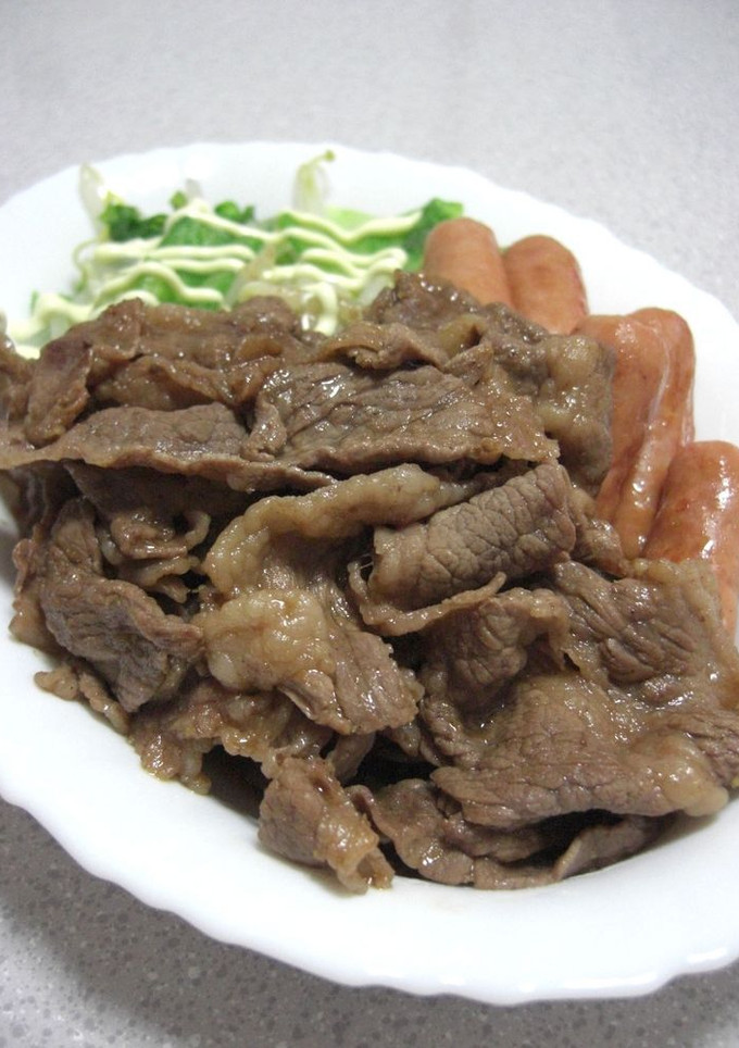 大人味☆牛肉のわさび風味焼肉♪-レシピのメイン写真
