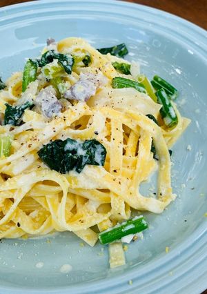 柑橘農家のレモンクリームパスタ-レシピのメイン写真