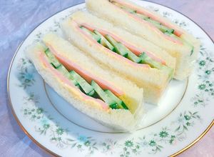 シンプル定番！ハム胡瓜のサンドイッチ-レシピのメイン写真
