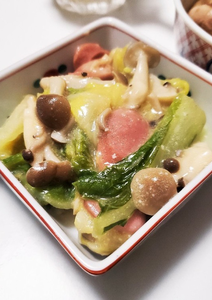 【超簡単】白菜のクリーム煮風-レシピのメイン写真