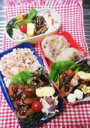 野球少年とパパ弁当♡チキンカツ1/25-レシピのメイン写真
