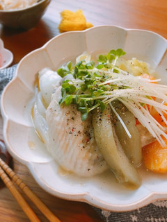 たっぷり野菜と手羽先の白だし煮込み-レシピのメイン写真