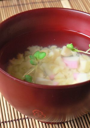 なんて簡単！卵豆腐でお吸い物☆-レシピのメイン写真