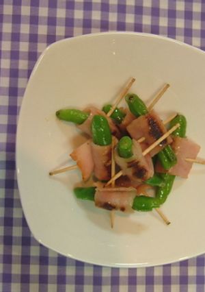 めんつゆで簡単★ししとうベーコン串-レシピのメイン写真
